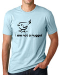 Think Out Loud Apparel I Am Not A Nugget Funny Vegetarian T-Shirt Vegan Humor Tee