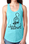 Think Out Loud Apparel Check Meowt Funny Check Me Out Fitness Tank Top Gym Humor
