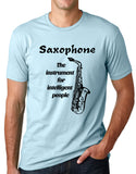 Think Out Loud Apparel Saxophone The Instrument For intelligent People Sax Shirt