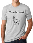 Think Out Loud Apparel Como Se Llama Funny T-shirt Spanish Humor Tee