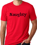 Think Out Loud Apparel Naughty Funny Christmas T-shirt
