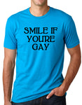 Think Out Loud Apparel Smile If Youre Gay Funy Gay Pride T-Shirt